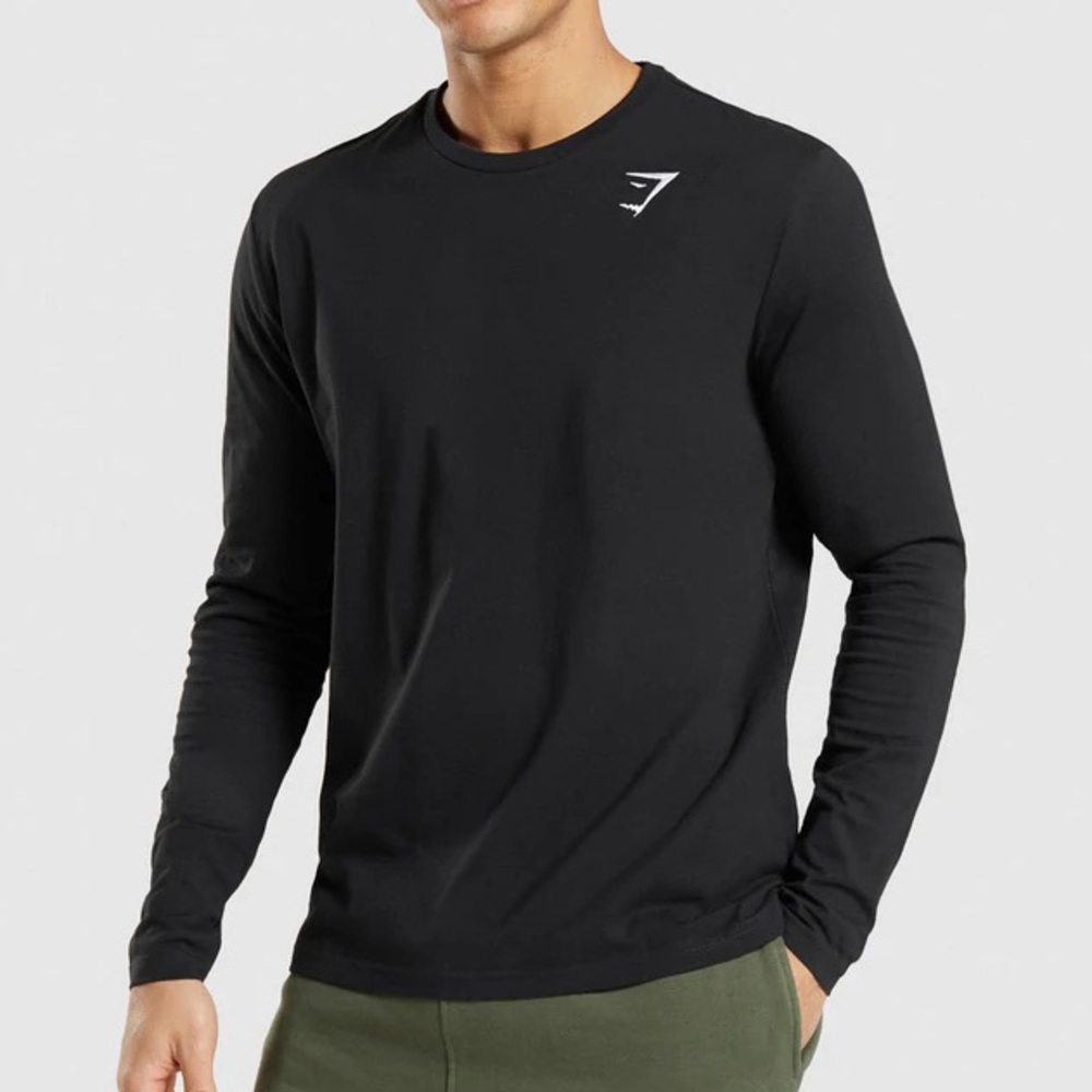 Gymshark Crest Long Sleeve T Shirt